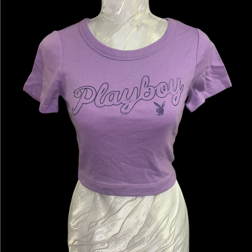 Playboy Cropped Baby Tee